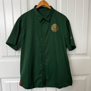 Jagermeister Dark Green Button Down Shirt
